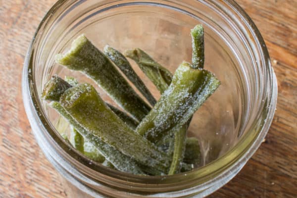 Candied wild angelica or Angelica purpurea 