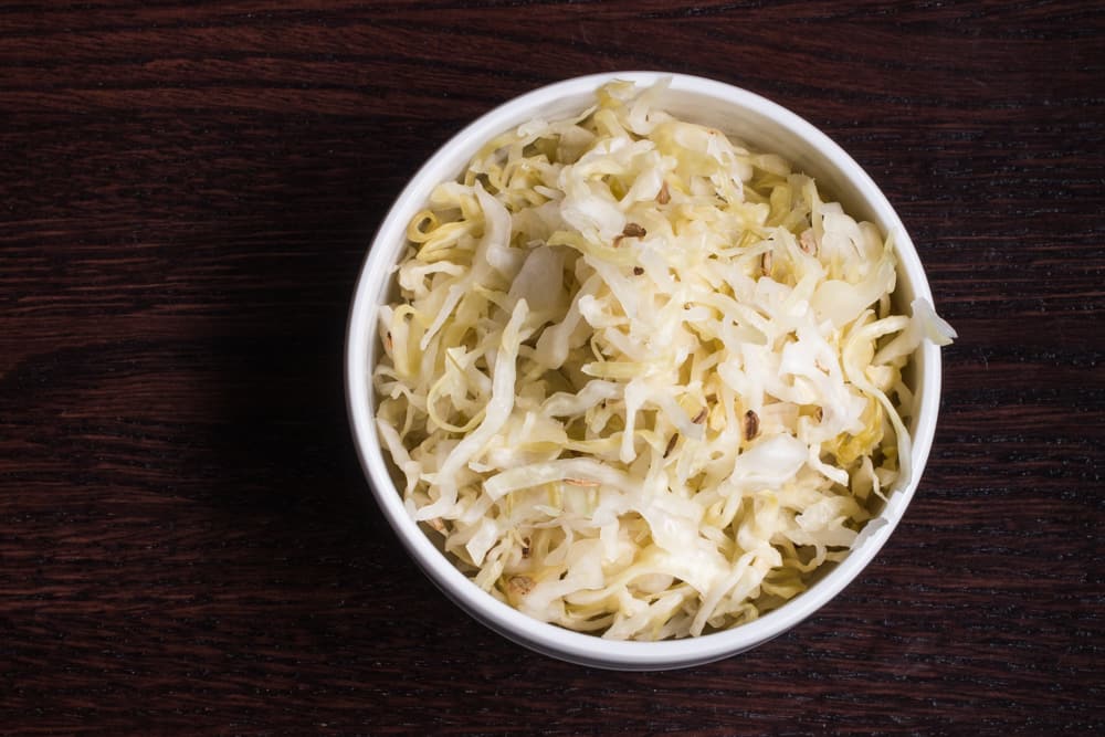 Lacto fermented sauerkraut 