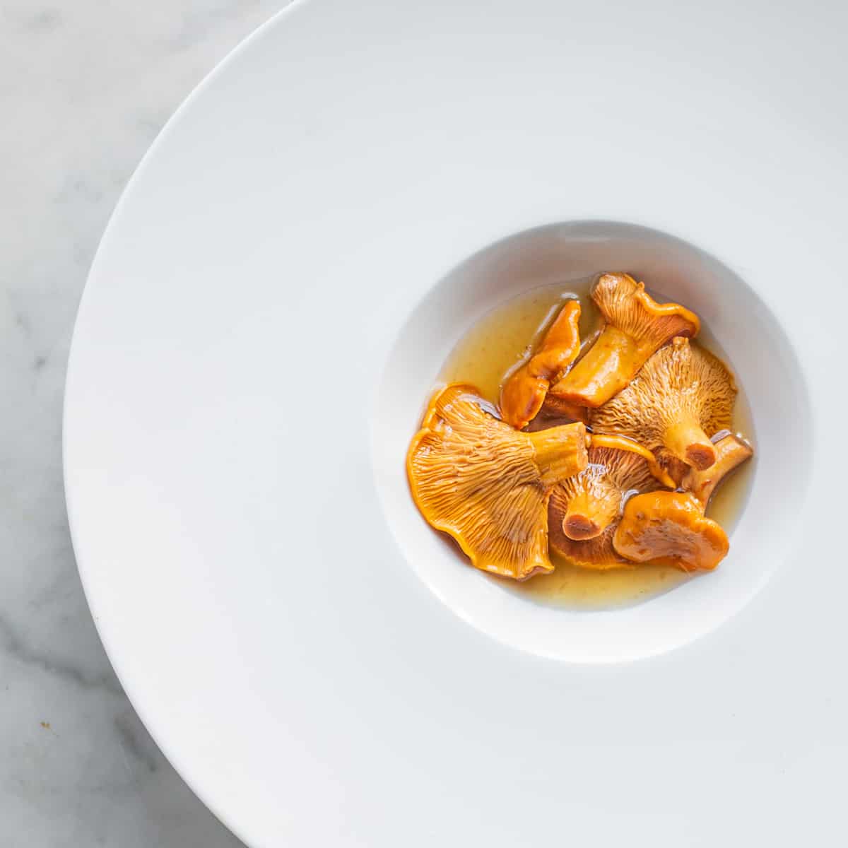 Fermented chanterelle mushrooms 