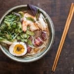 Smoked venison shank ramen recipe