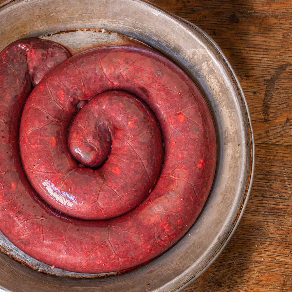 Chicken blood sausage 