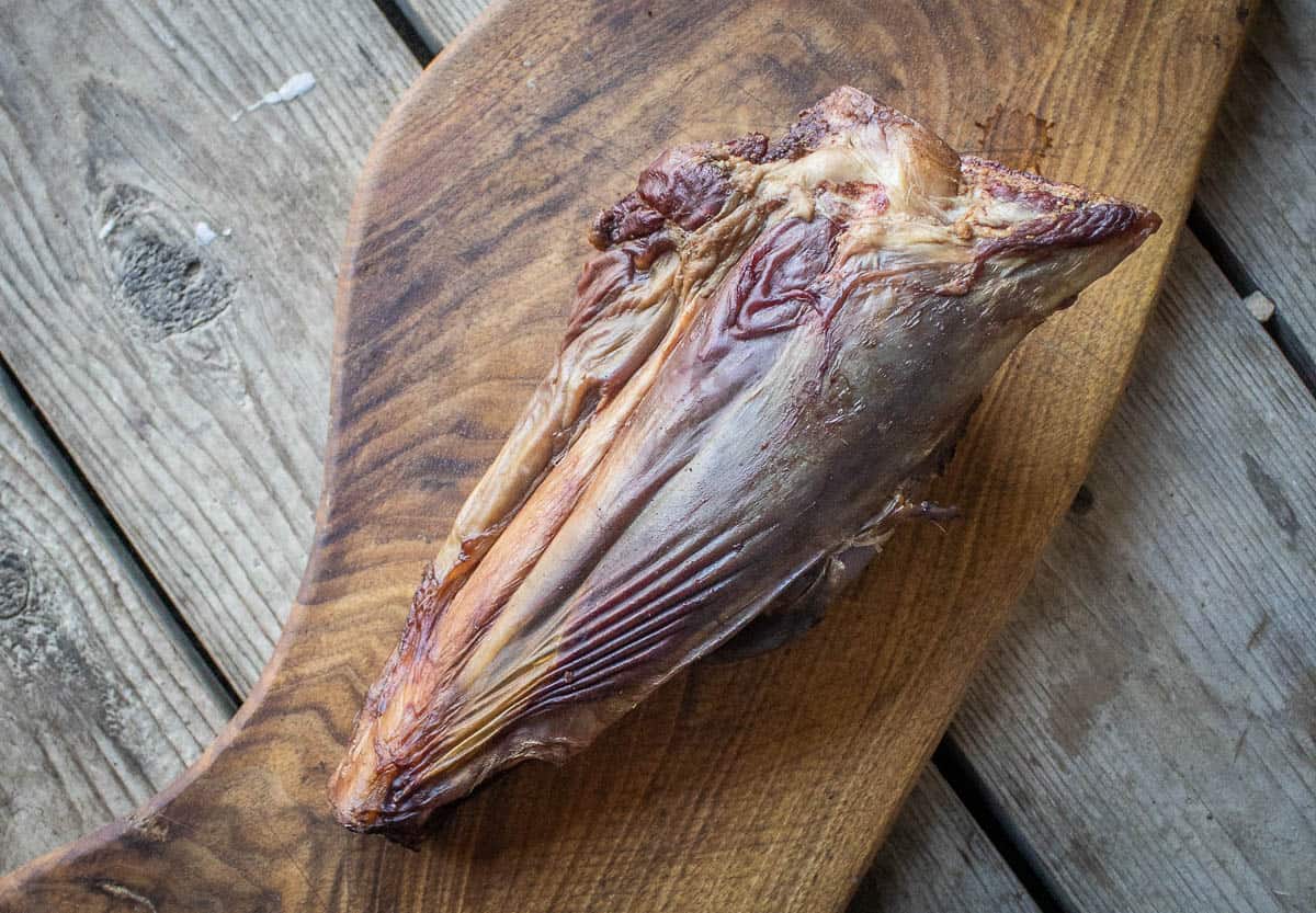 Smoked venison shanks recipe