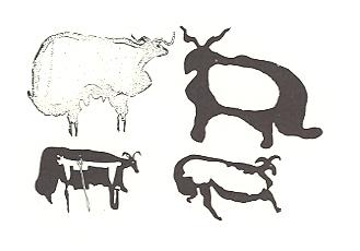 fat tailed sheep rock engravings from central arabia--early or first millenium BC. source Anati 1968
