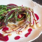 Grilled Ramps with Chokecherry Sauce Recipe (2)