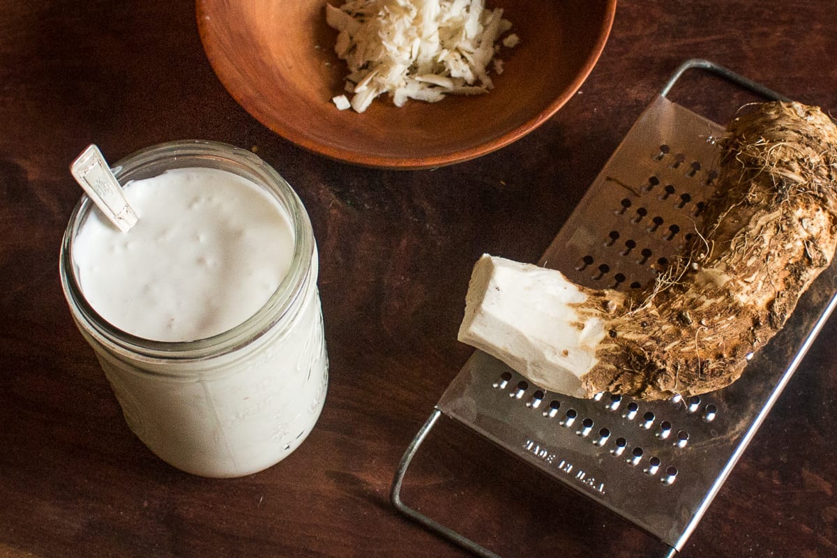 Homegrown Horseradish Sauce Forager Chef