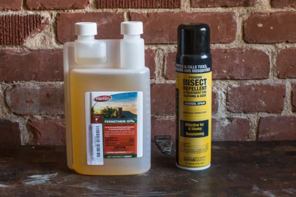 Permethrin insecticide spray and concentrate