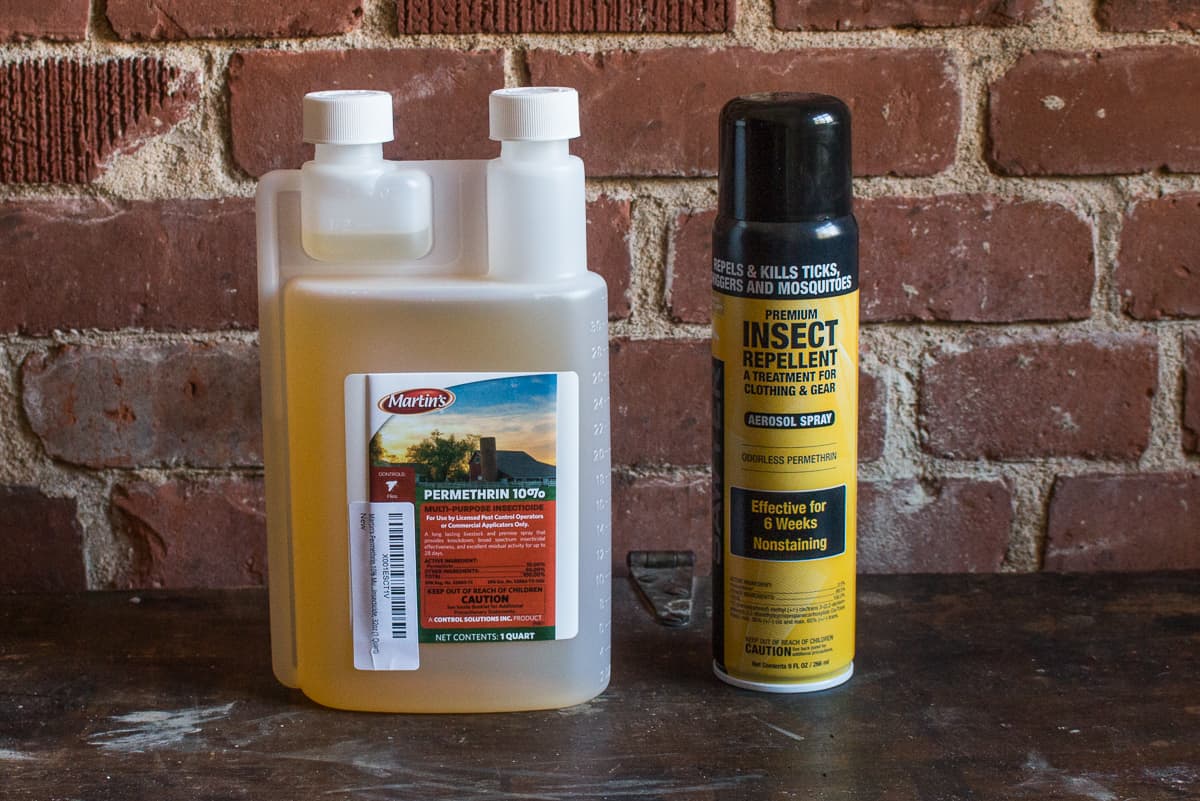 Permethrin insecticide spray and concentrate 