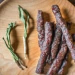 Dried ramp leaf venison jerky recipe