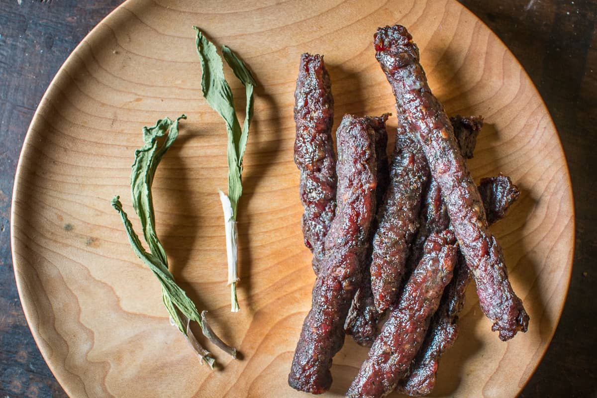 Dried ramp leaf venison jerky recipe