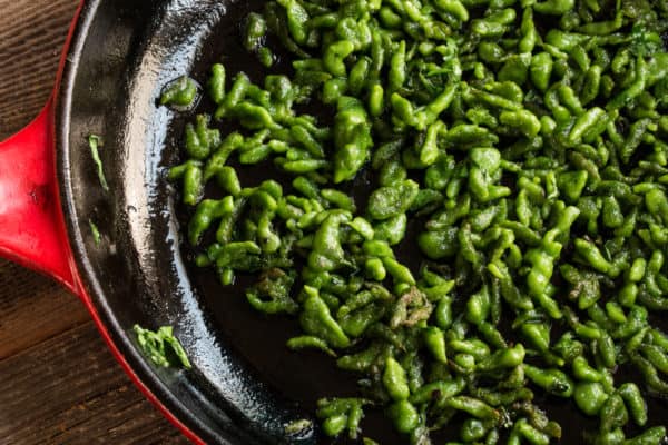 Ramp Leaf Spaetzle Recipe 