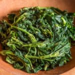 Butter glazed stinging nettles or wood nettles recipe