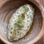 Garlic mustard ricotta cheese recipe