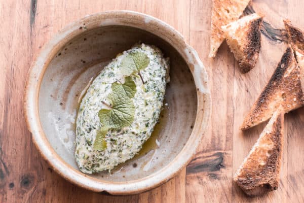 Garlic mustard ricotta cheese recipe