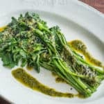 Garlic mustard shoots with ramp leaf butter recipe