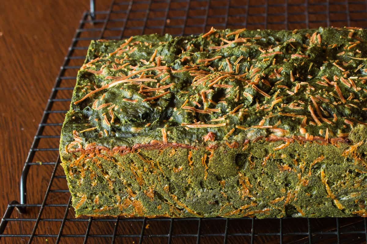 Stinging nettle bread with black walnuts recipe