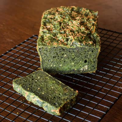 Stinging nettle bread with black walnuts recipe