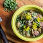 Meatball Stew with Pheasant Backs and Campion recipe