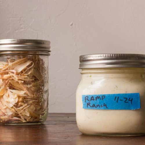 Dried Ramp Leaf Ranch Dressing FORAGER CHEF