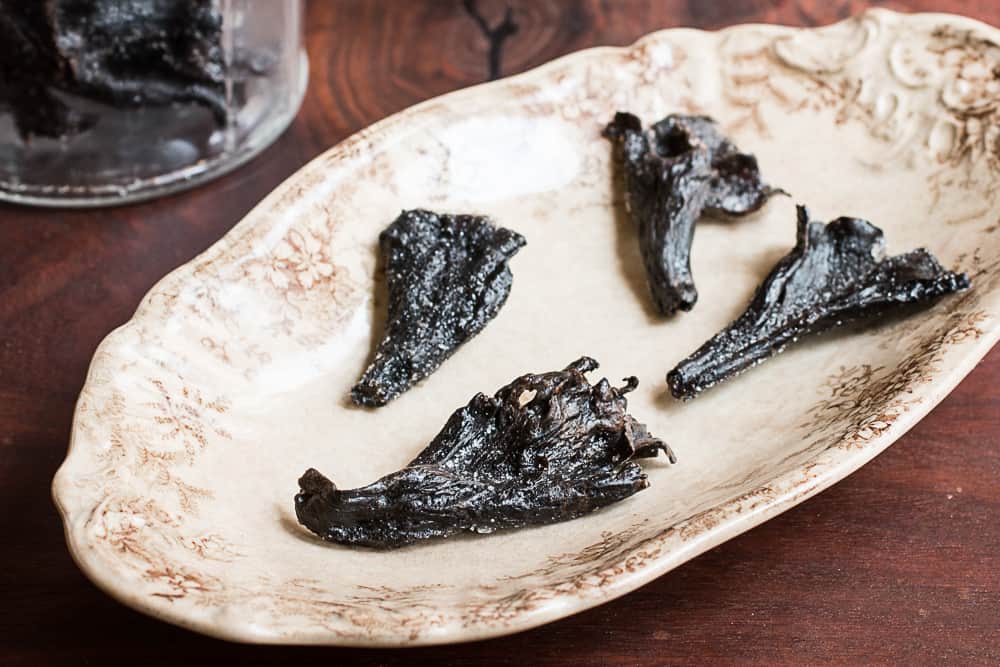 Candied black trumpet mushrooms recipe (5)