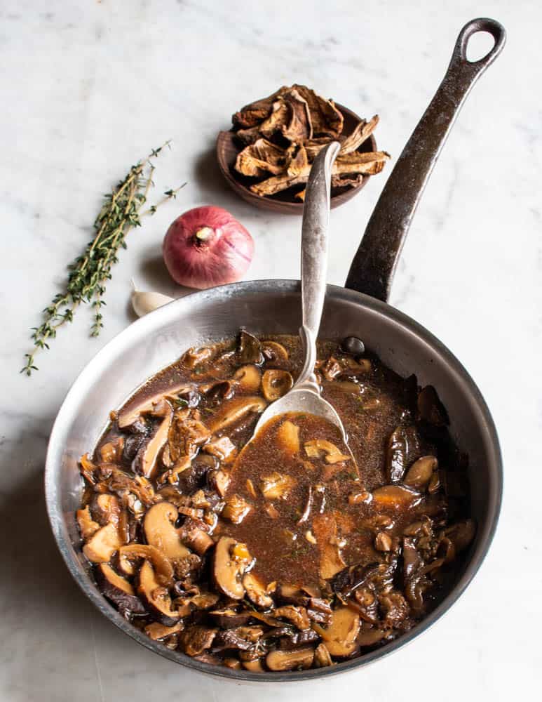 Wild Mushroom Ragu with Dried Boletes Recipe