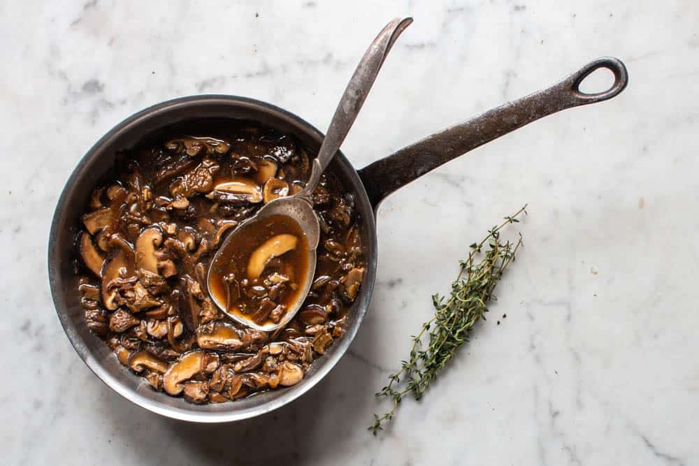 Dried wild mushroom ragu recipe with dried boletes