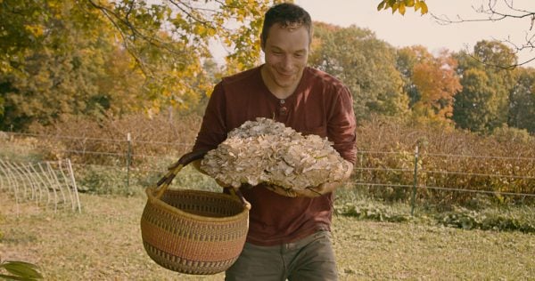 Chef Alan Bergo with Hen of the Woods Mushroom Image by Jesse Roesler
