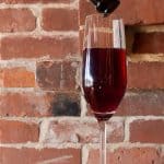 Black raspberry cassis Kir Royale recipe