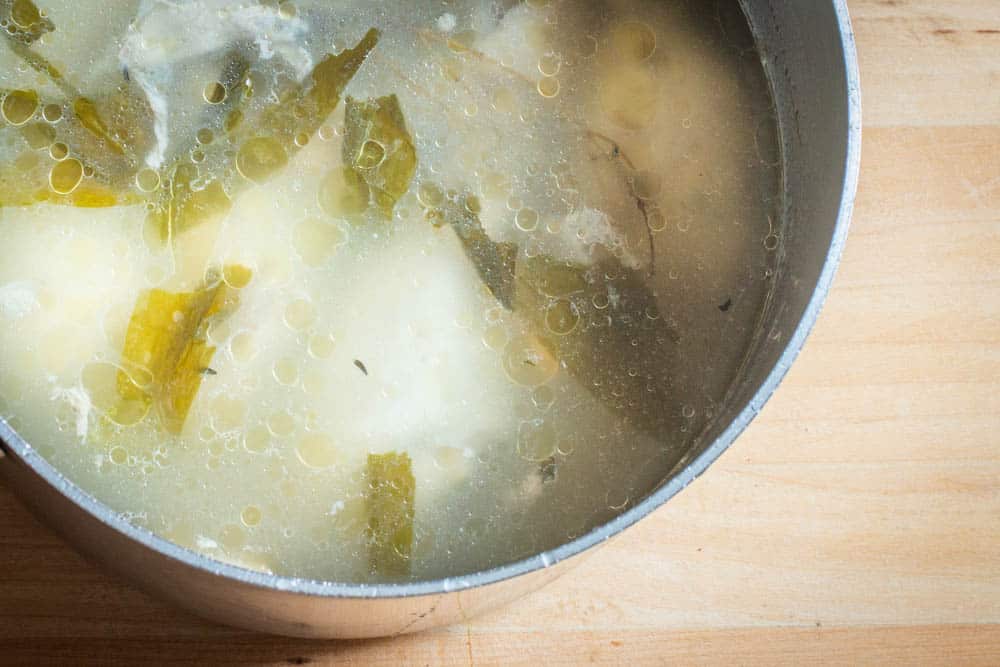 Poaching chicken thighs for chicken wild rice casserole