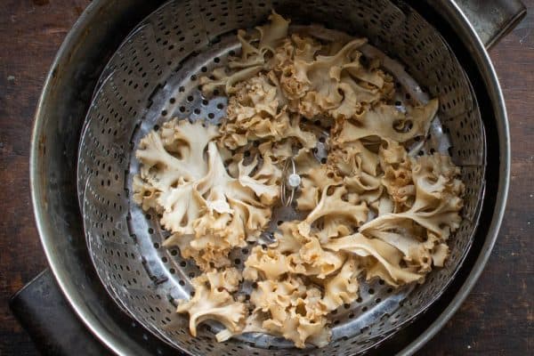 Steamed Cauliflower Mushrooms Recipe