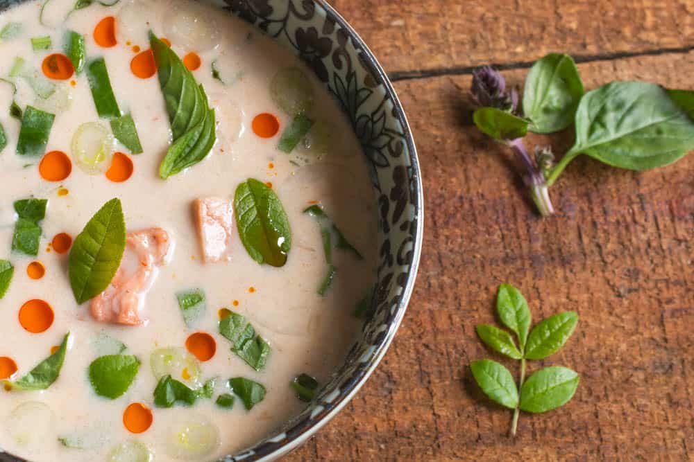 Chicken of the woods mushroom tom kha gai recipe