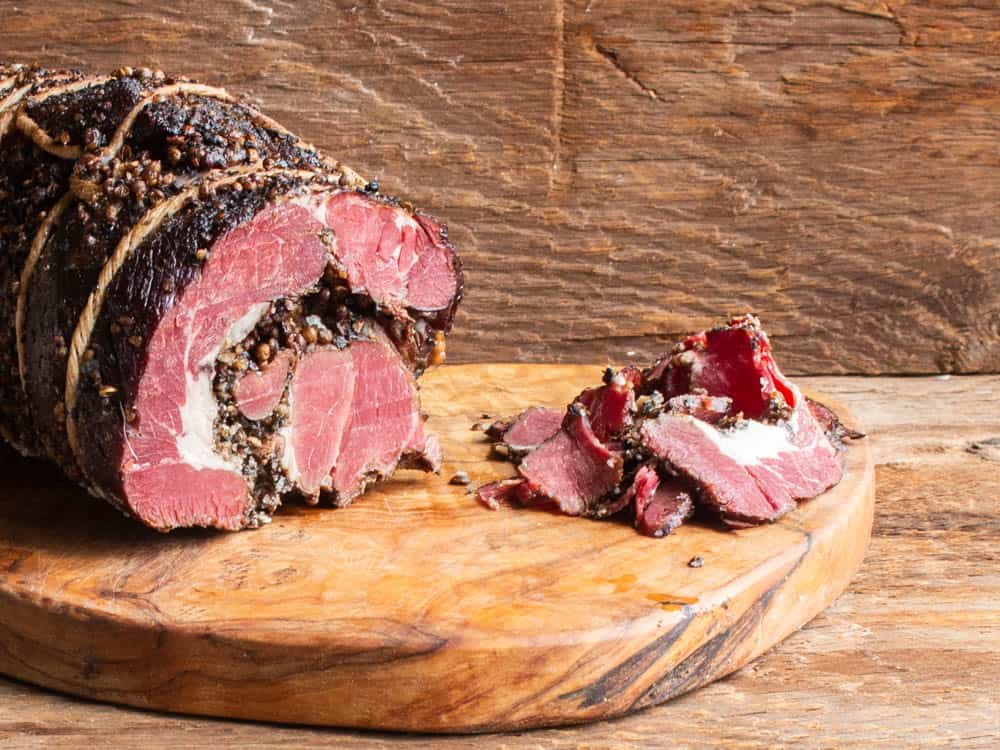 Venison or deer neck pastrami recipe