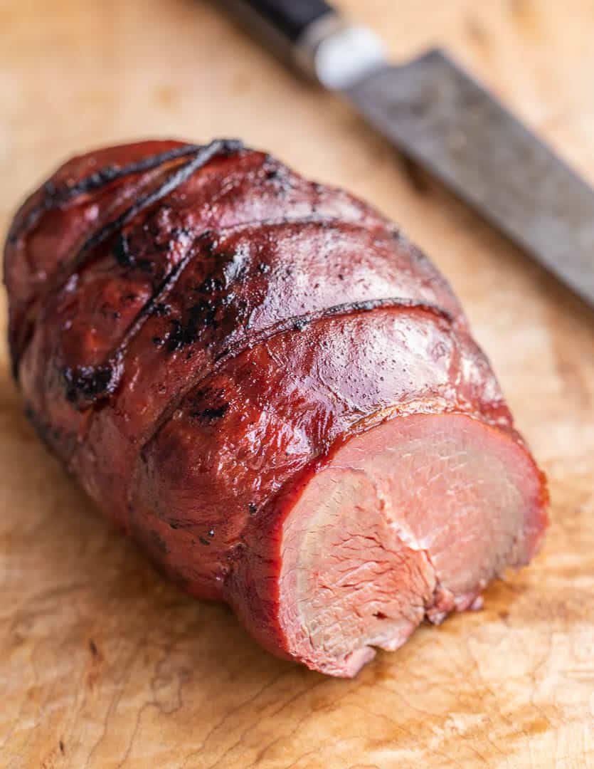 Smoked Venison Backstrap with Wet Brine