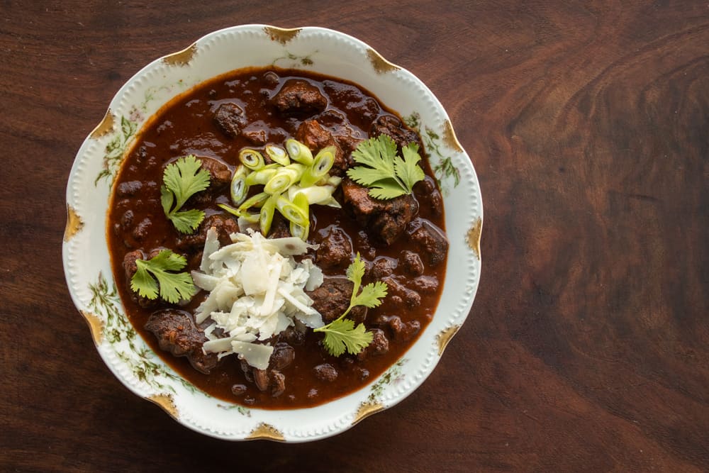 Smoked deer neck chili recipe