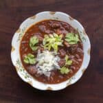 Smoked venison neck chili recipe