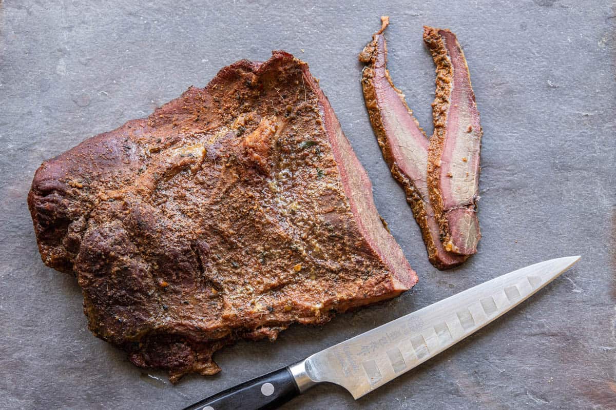 Smoked venison brisket recipe