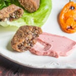 Fried venison trotter cakes or cromesquis with highbush cranberry aioli