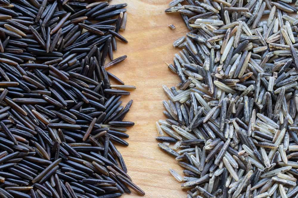 Conventional vs natural wild rice 