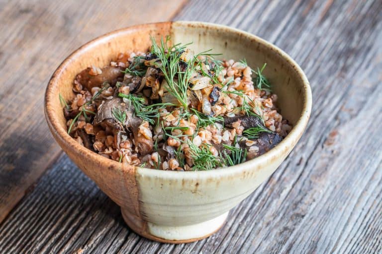 Buckwheat Kasha with Wild Mushrooms and Onions