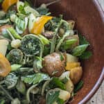 Dried fiddlehead potato salad with fermented ramp seeds (1)