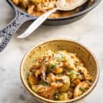 Rabbit ragu with wild herb gnocchi