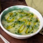 Spanish nettle soup with ham