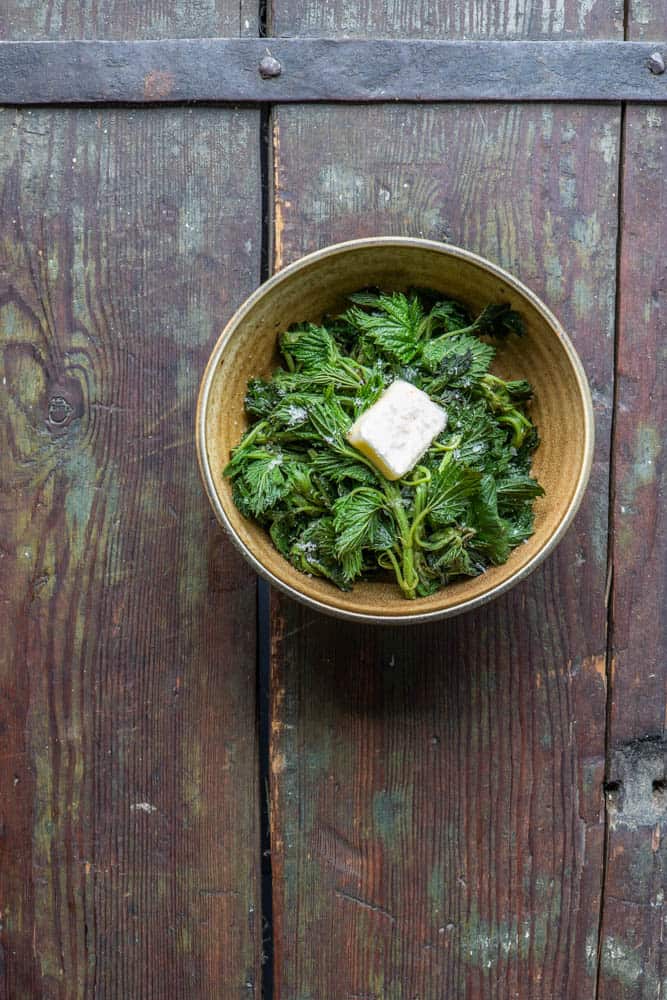 Steamed nettle recipe 