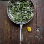 Turkish nettle recipe with lor cheese