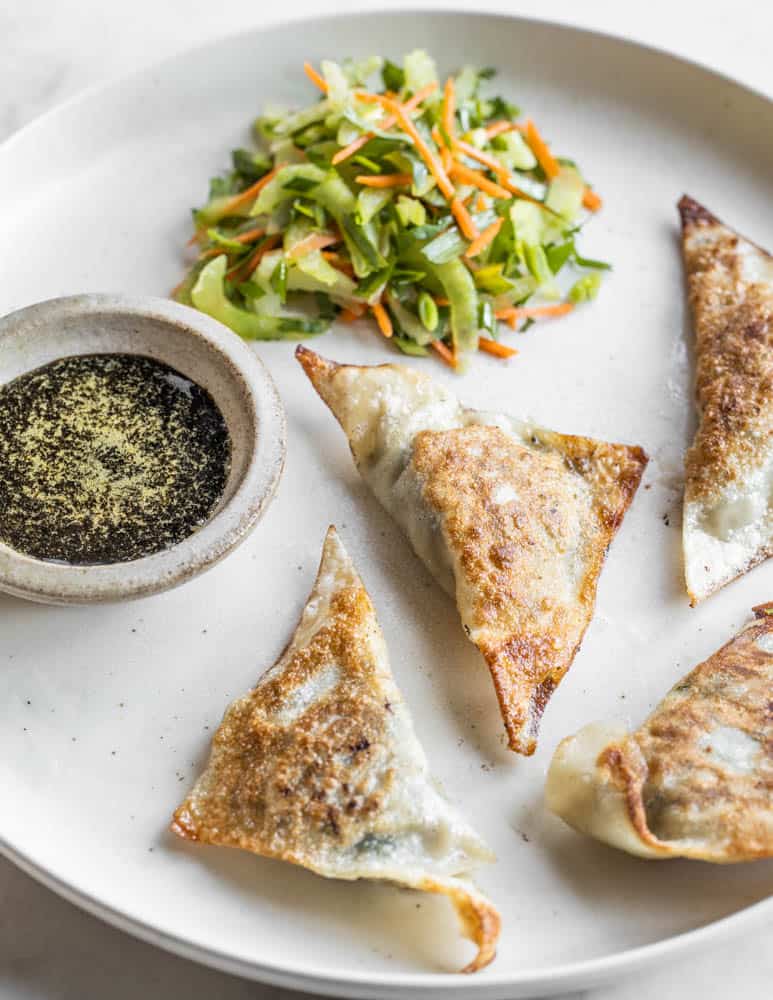 Pheasant back wontons with fermented ramp leaf soy sauce recipe 