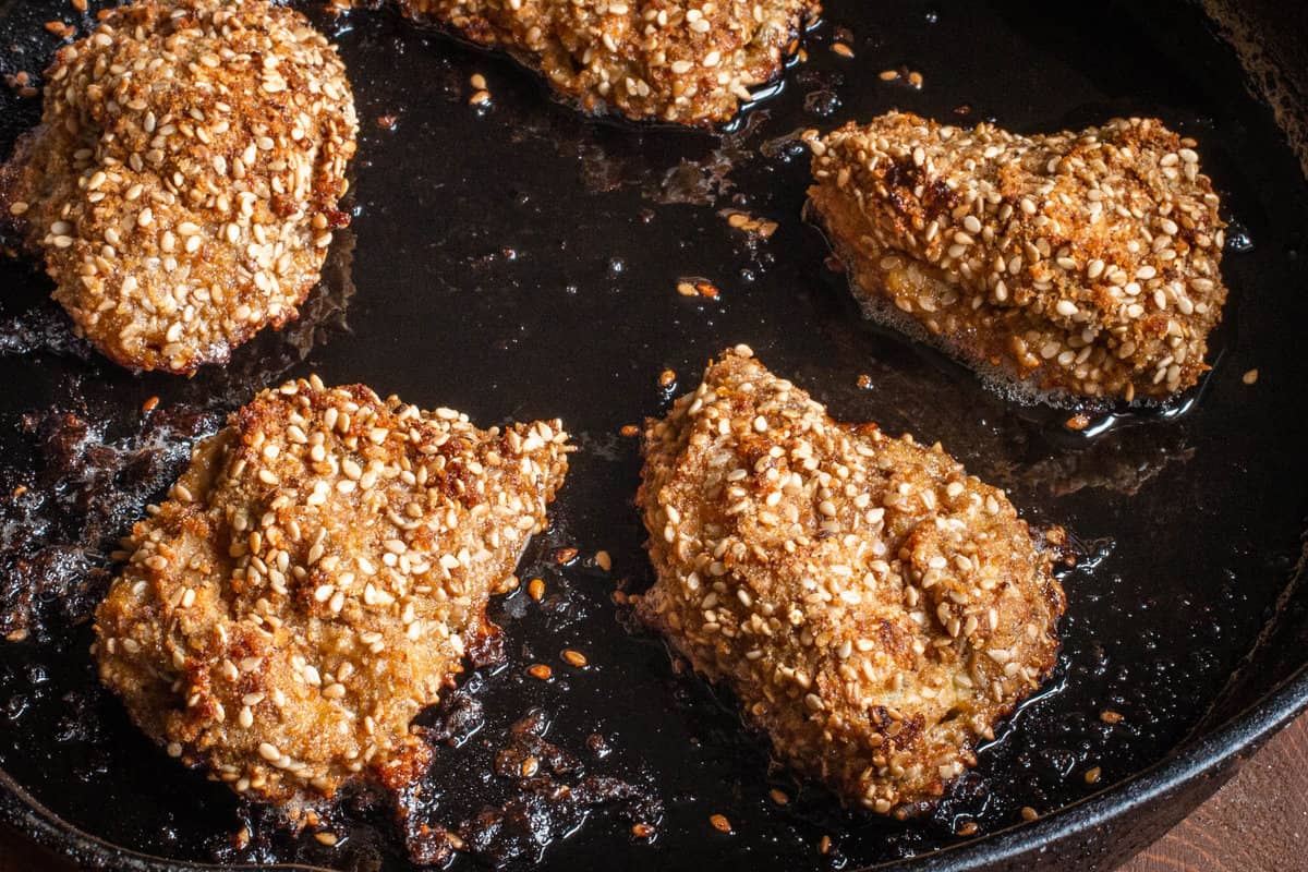 Sesame Baked Chicken of the Woods Mushroom Recipe