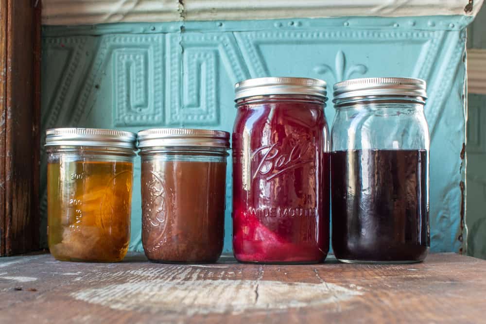 Fermented foraged fruit vinegars 