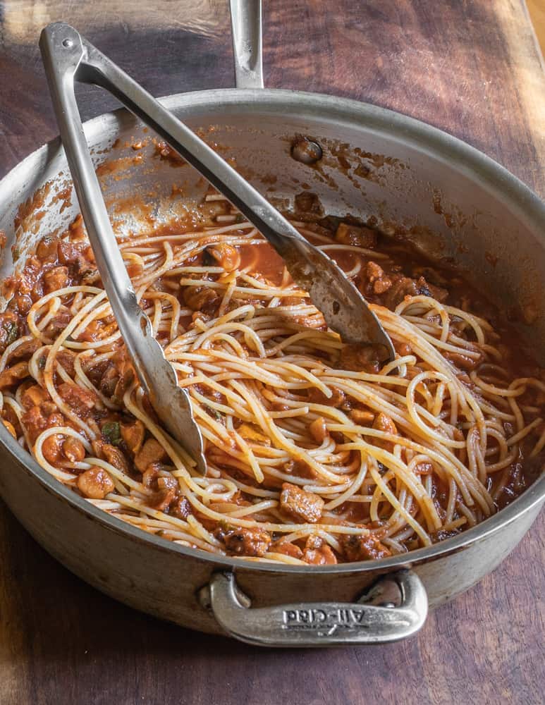 Puffball mushroom pasta sauce recipe