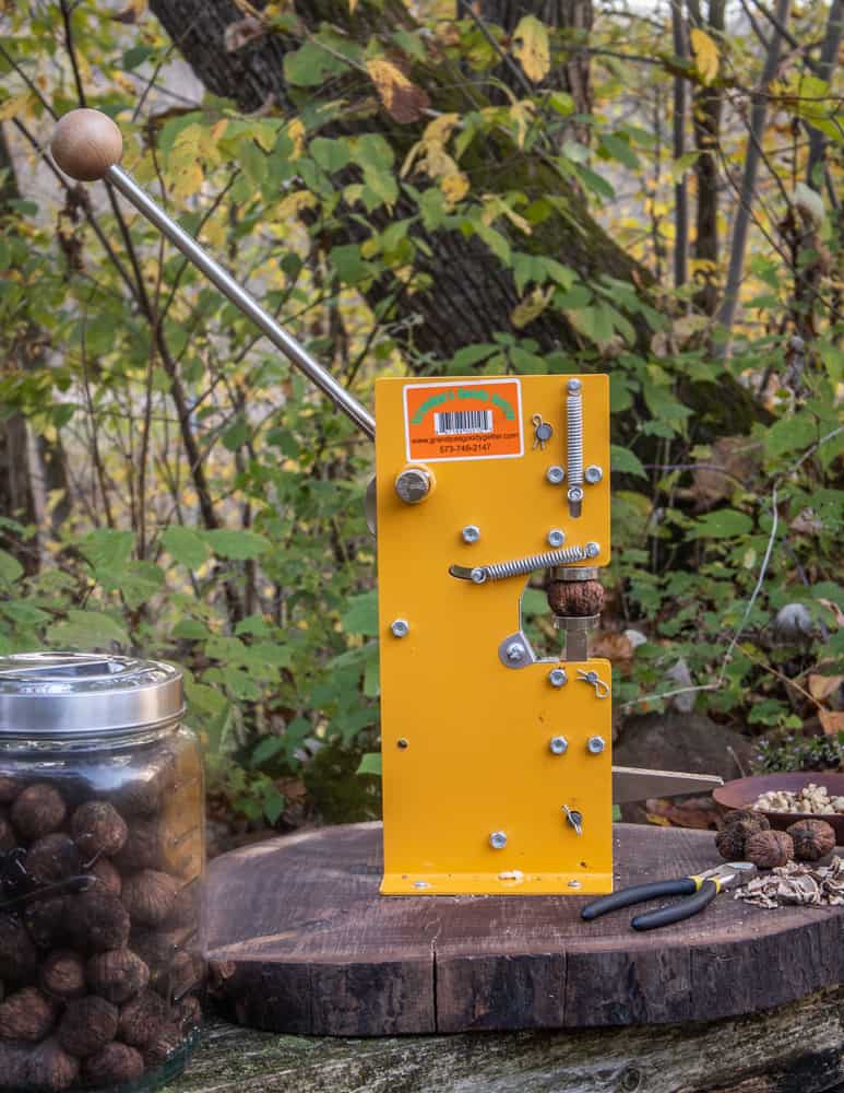 Grandpa's Goody Getter, the best black walnut cracker