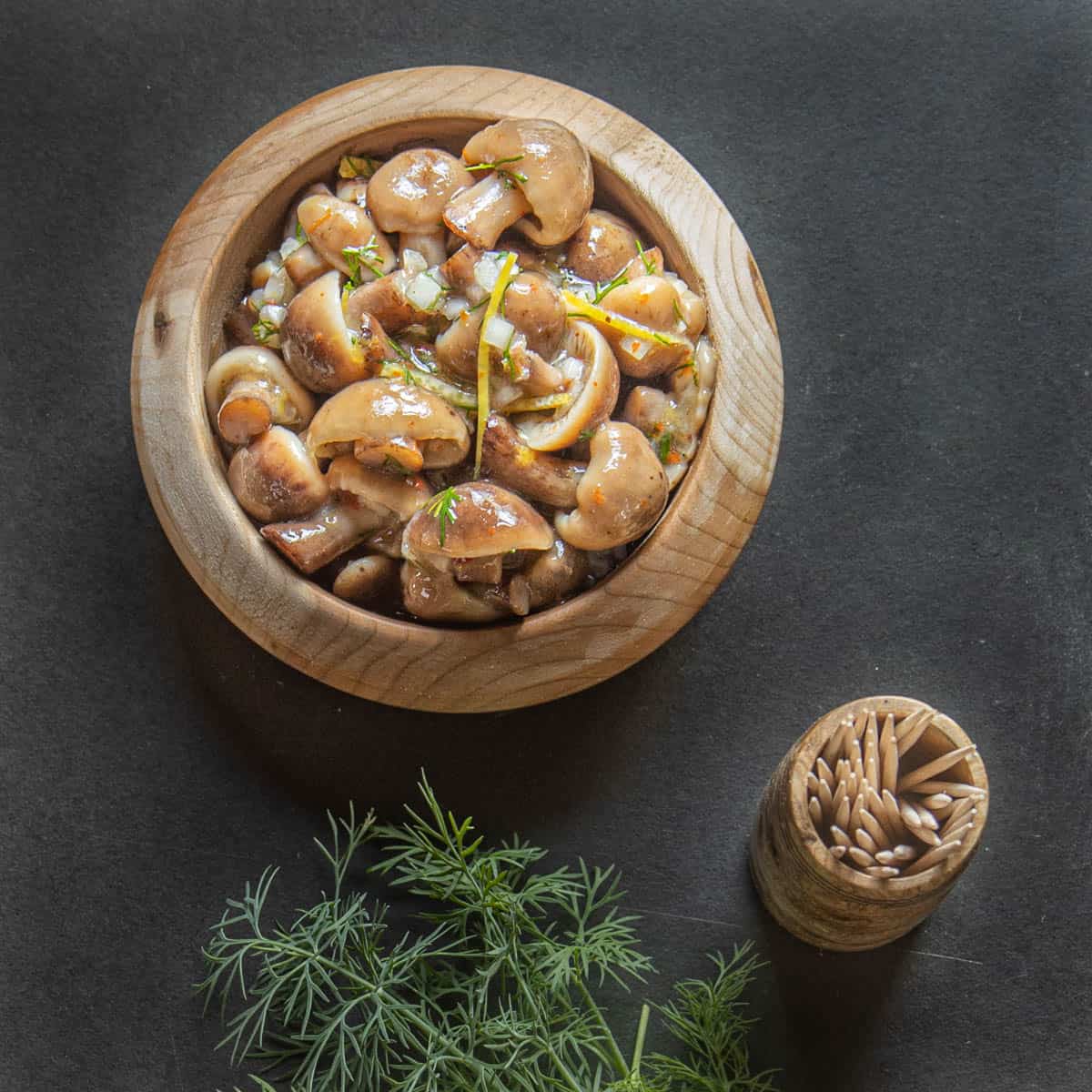 Marinated Honey Mushrooms recipe 