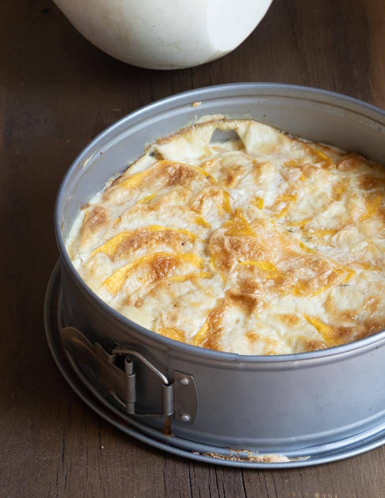 Squash and puffball mushroom gratin recipe (6)